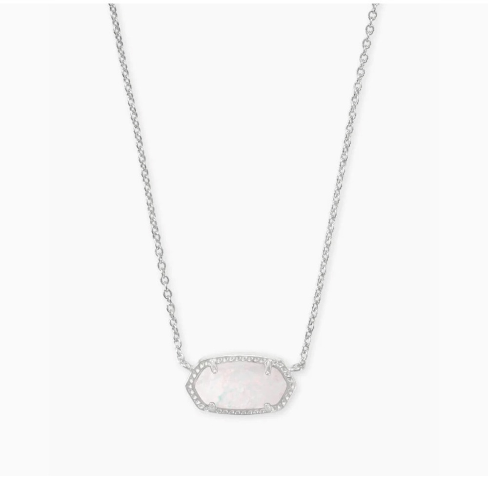 Kendra Scott white opal necklace
